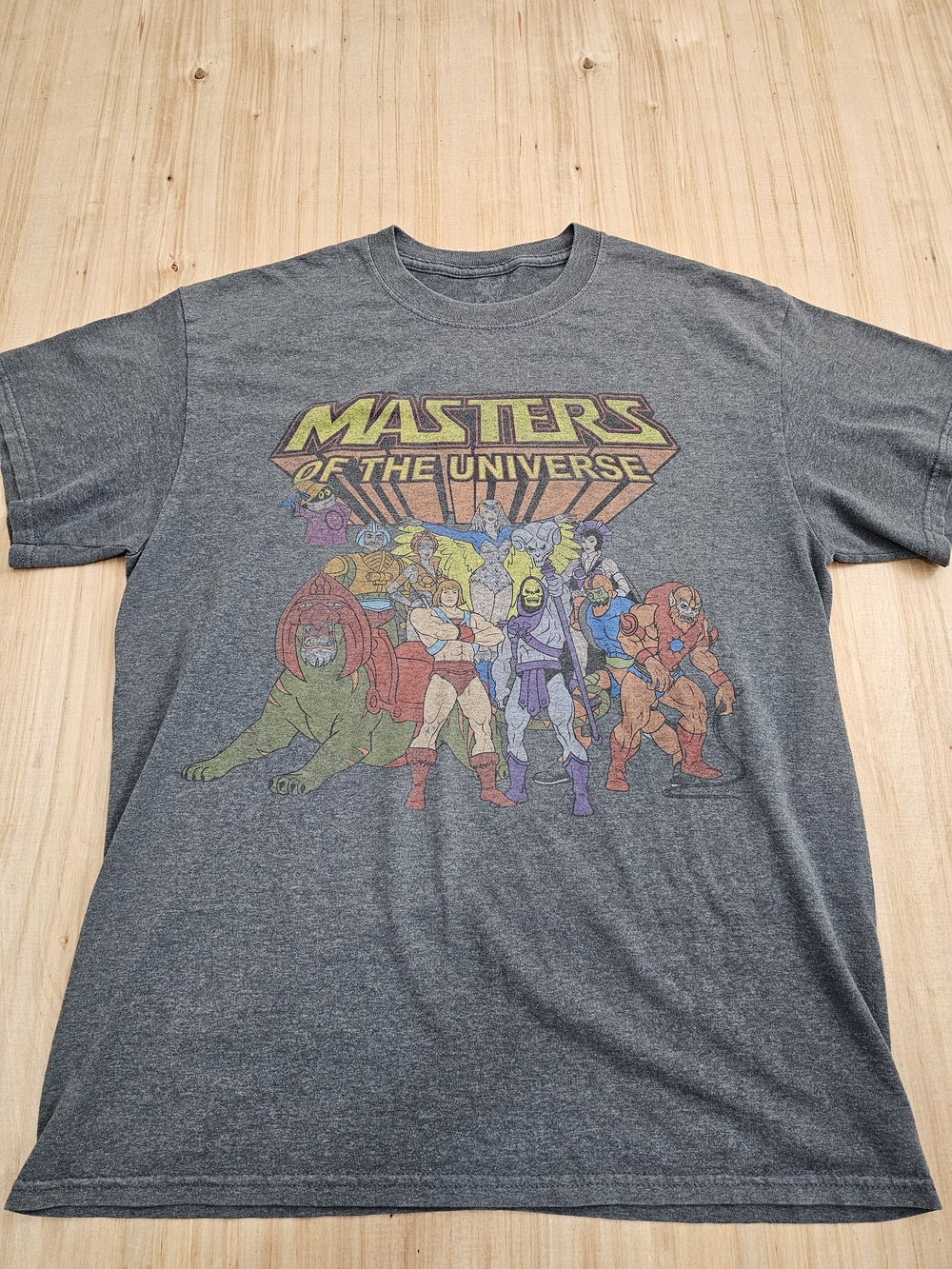 VTG Masters of the Universe Graphic Short Sleeve Tee - Gray